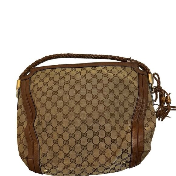 Gucci woven strap Bella tote - Picture 4 of 15